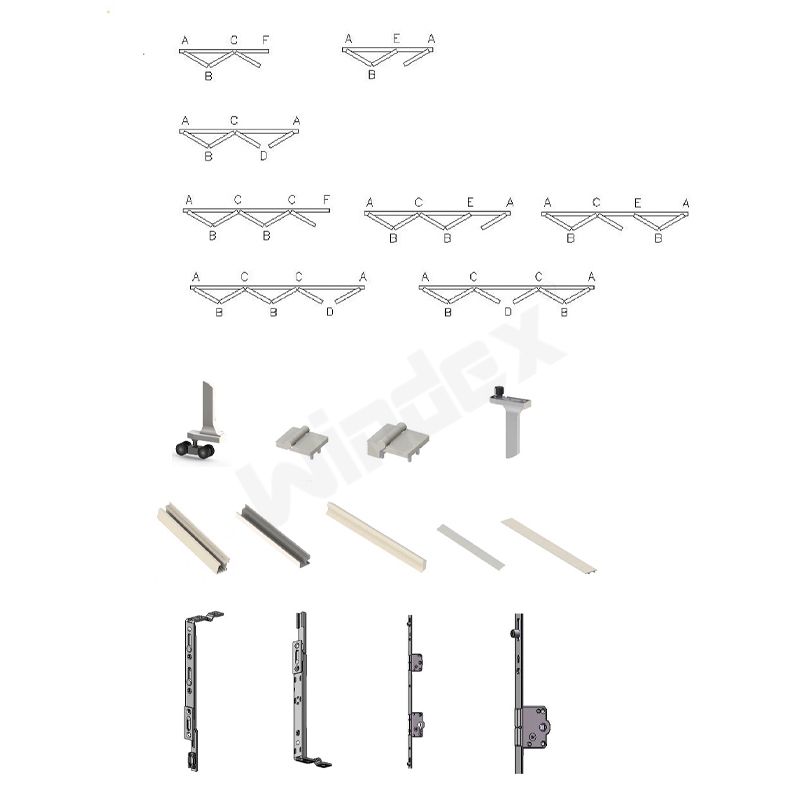 Slide-folding door hardware TLZD0010