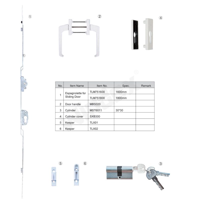 Sliding Door hardware TLM0010