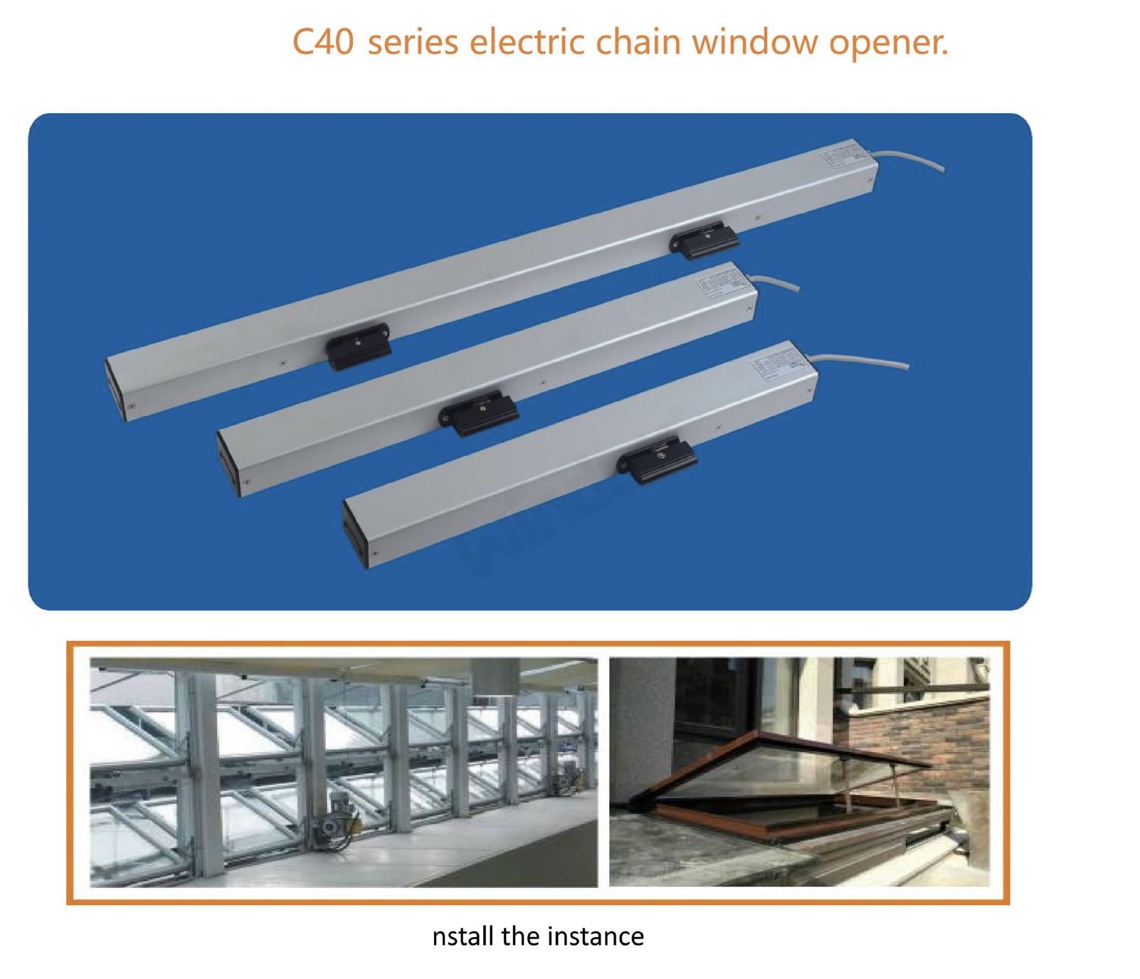 Electric Chain Window Opener C40