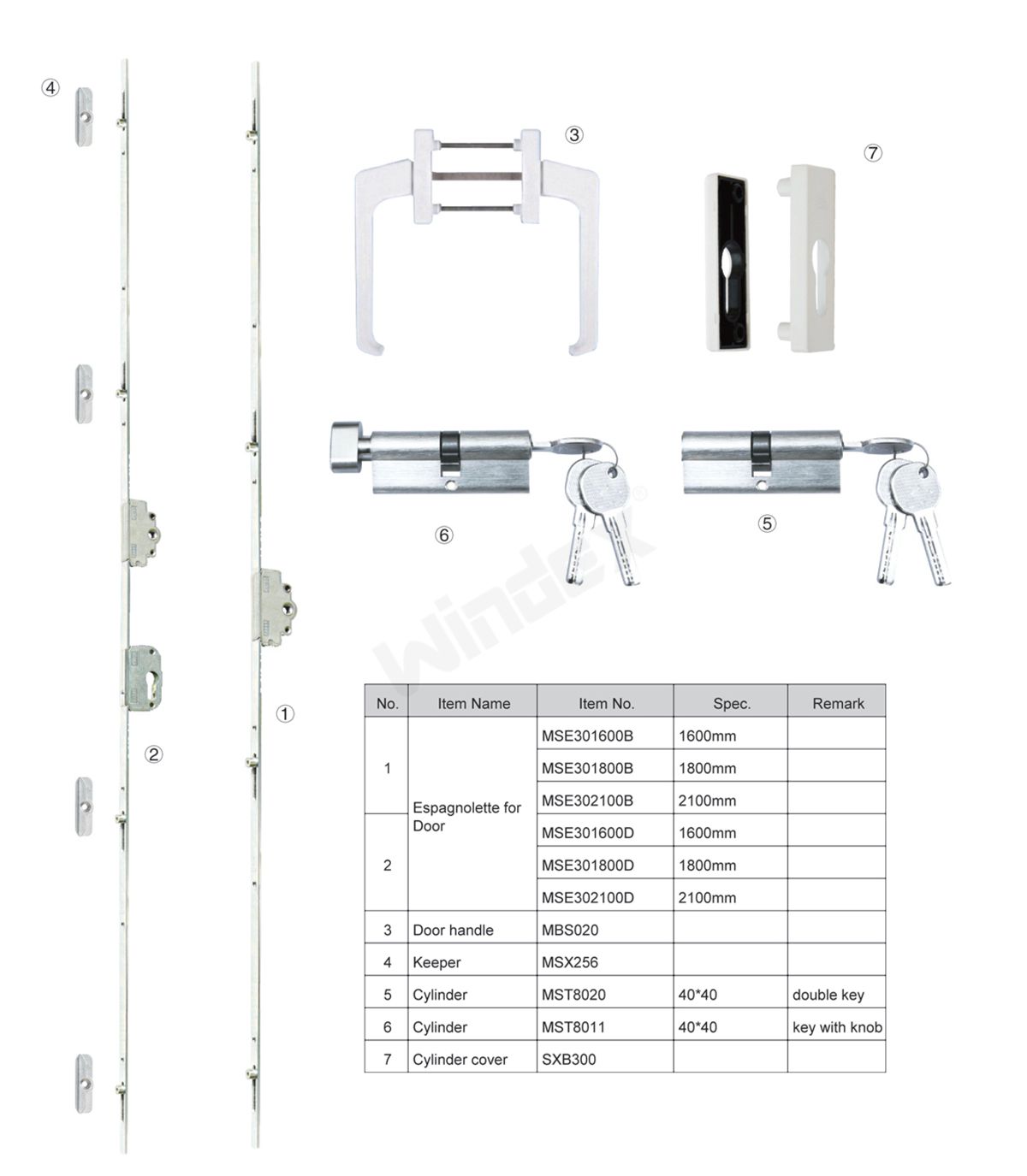 Door Hardware PKM0100