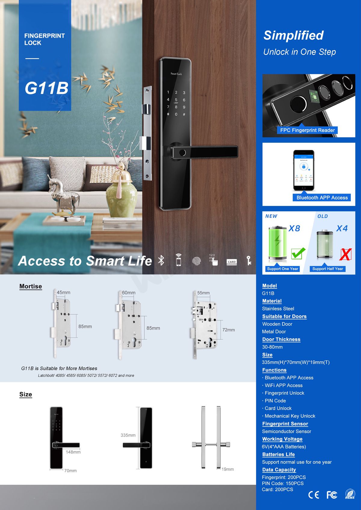 Smart Door Lock G11B